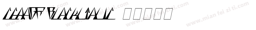 ceraGR Blackltalic字体转换